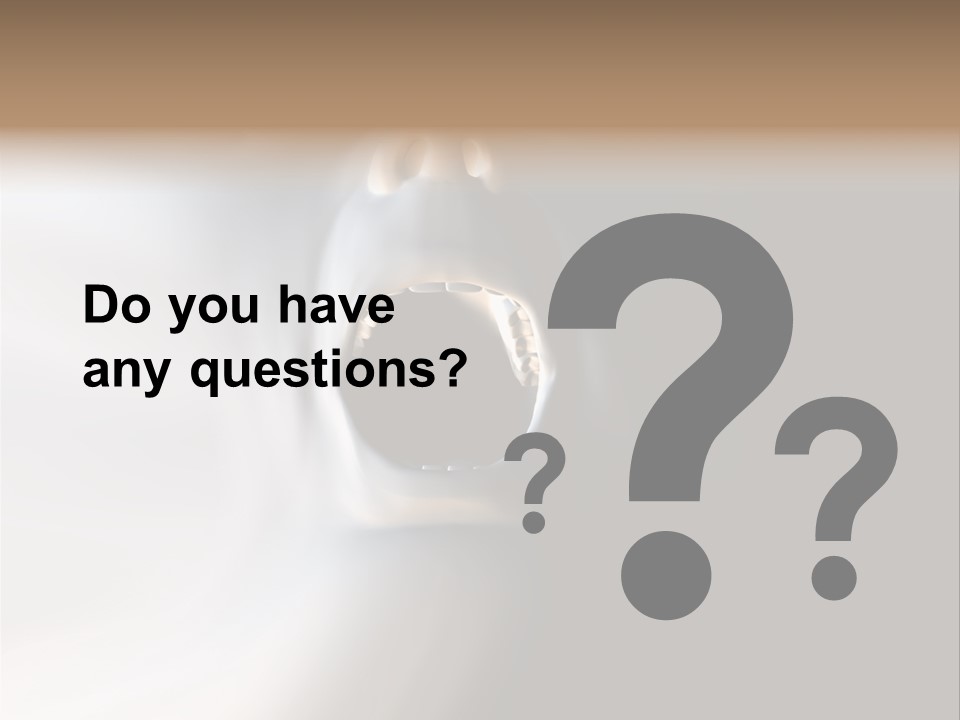 Monstrous Concept Abstract PowerPoint Template