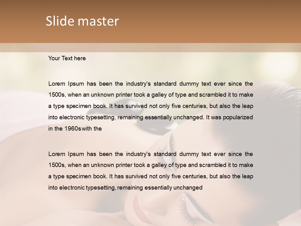 Terrifying Holler Black PowerPoint Template