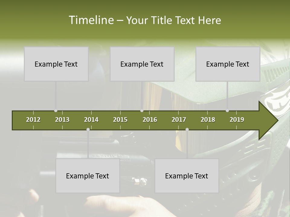 Player Shoot Paintball PowerPoint Template