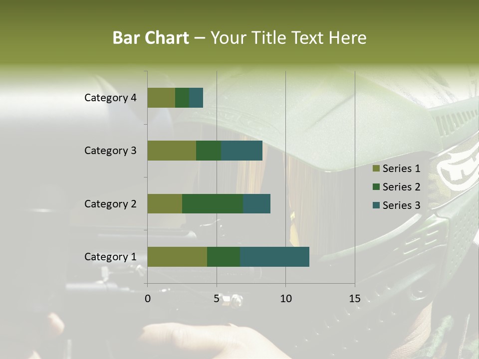 Player Shoot Paintball PowerPoint Template