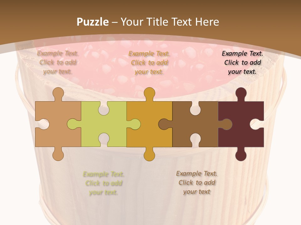 Delicious Eating Gold PowerPoint Template