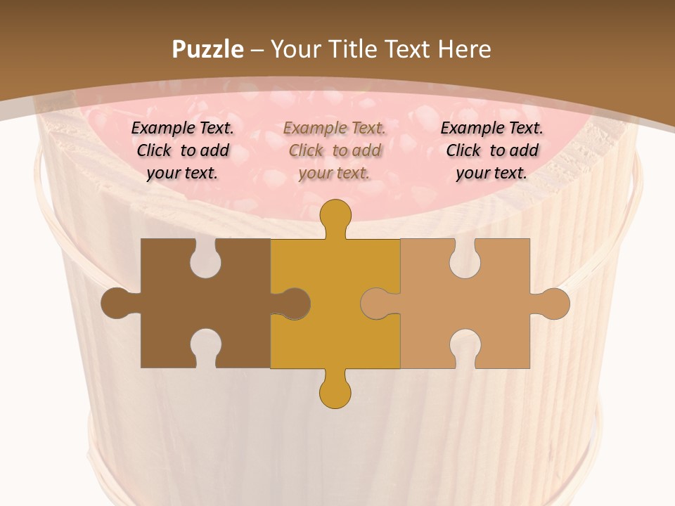 Delicious Eating Gold PowerPoint Template