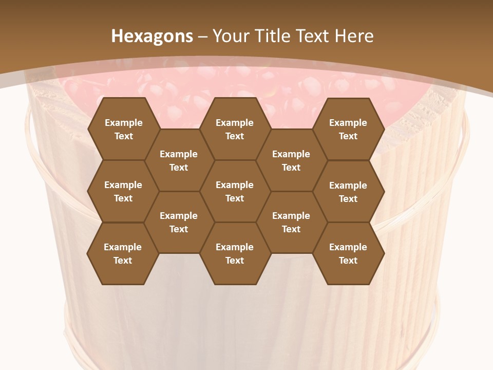 Delicious Eating Gold PowerPoint Template