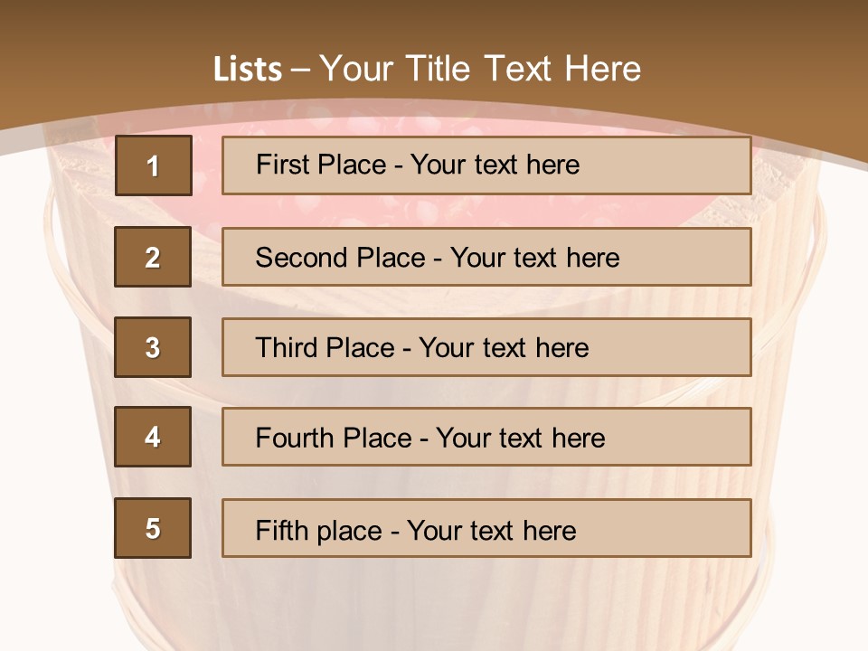 Delicious Eating Gold PowerPoint Template