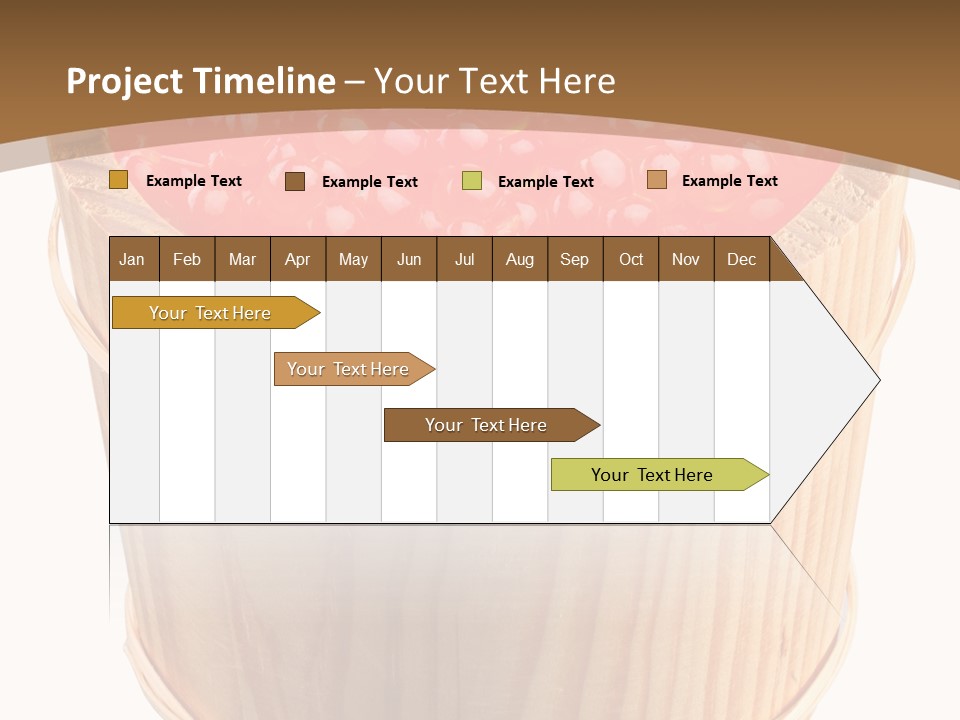 Delicious Eating Gold PowerPoint Template