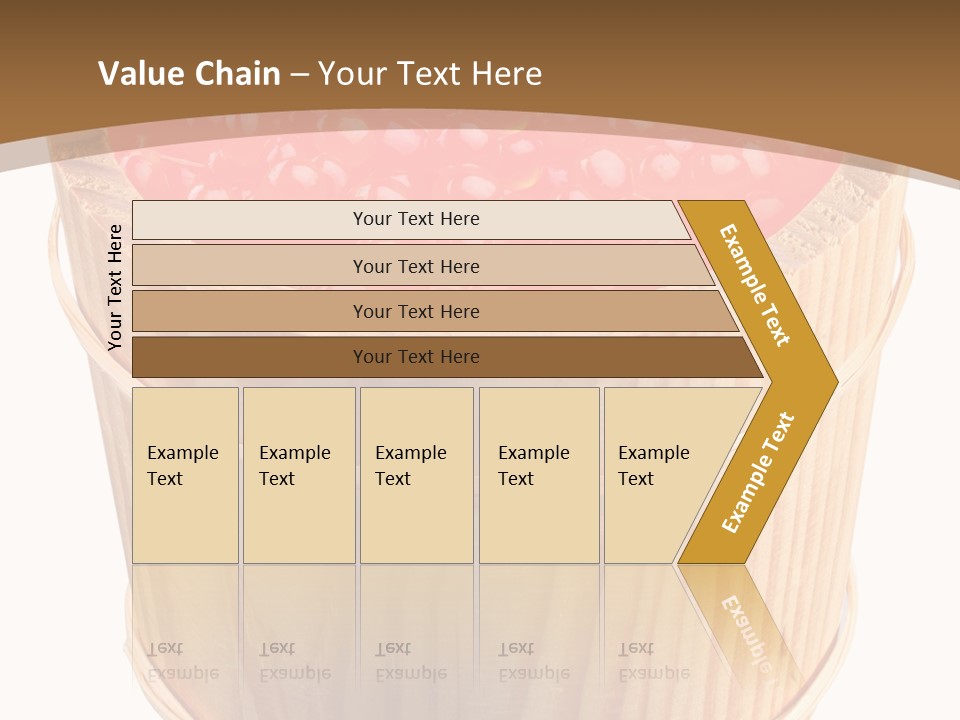 Delicious Eating Gold PowerPoint Template