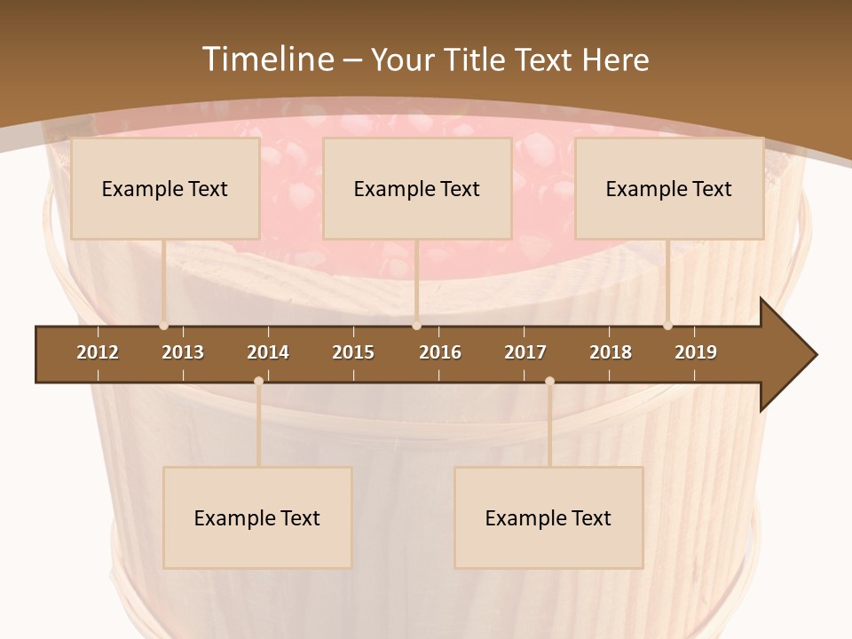 Delicious Eating Gold PowerPoint Template
