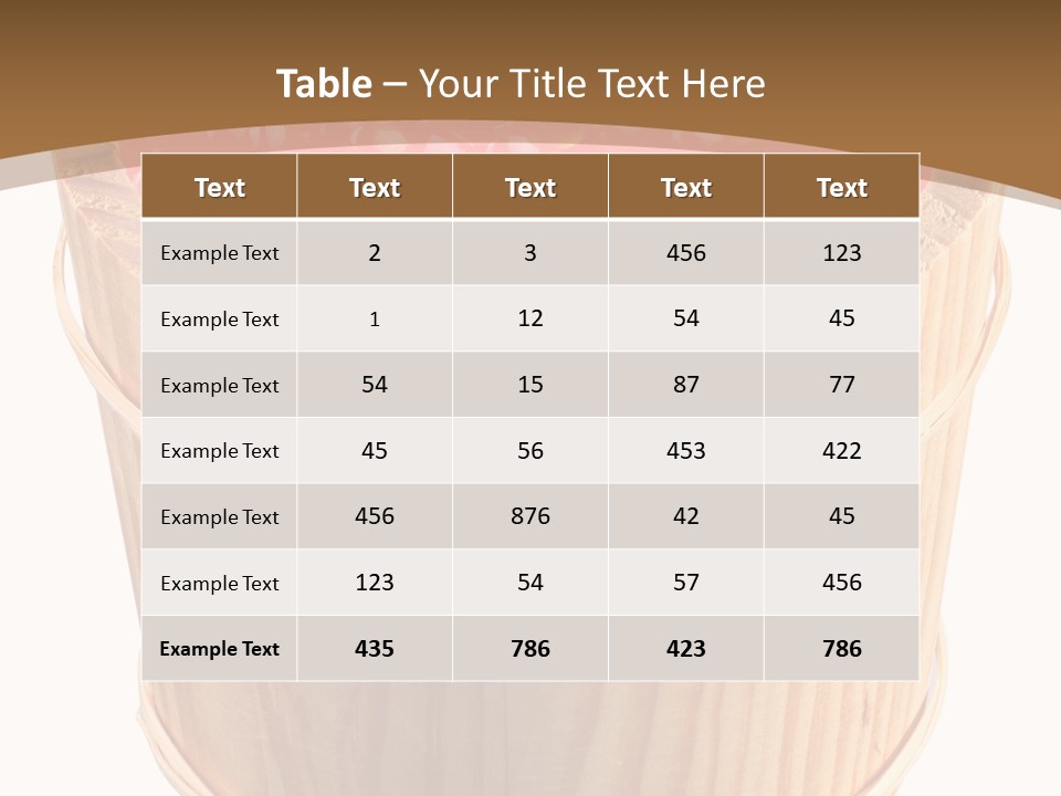 Delicious Eating Gold PowerPoint Template