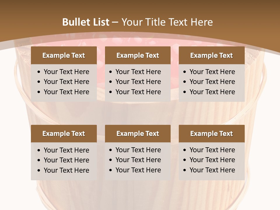 Delicious Eating Gold PowerPoint Template