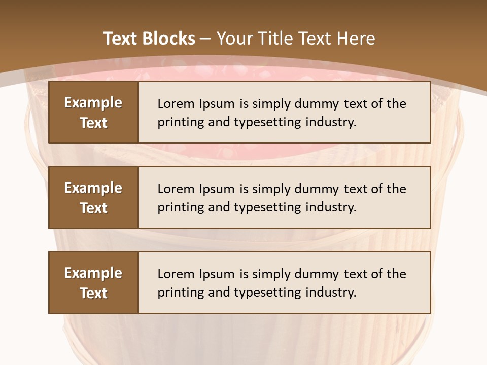 Delicious Eating Gold PowerPoint Template