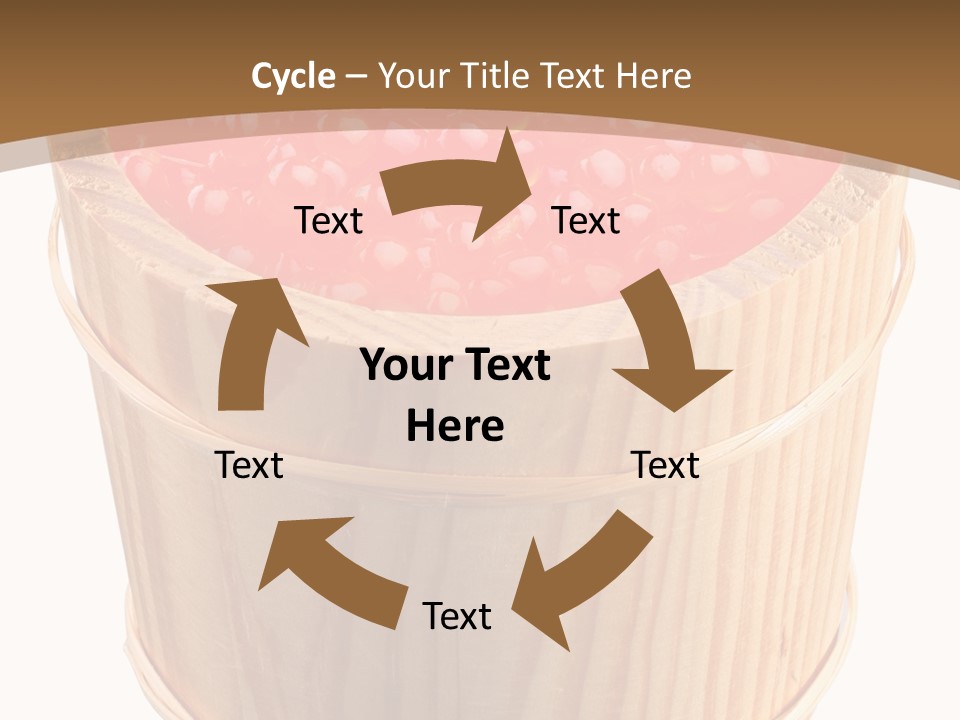 Delicious Eating Gold PowerPoint Template