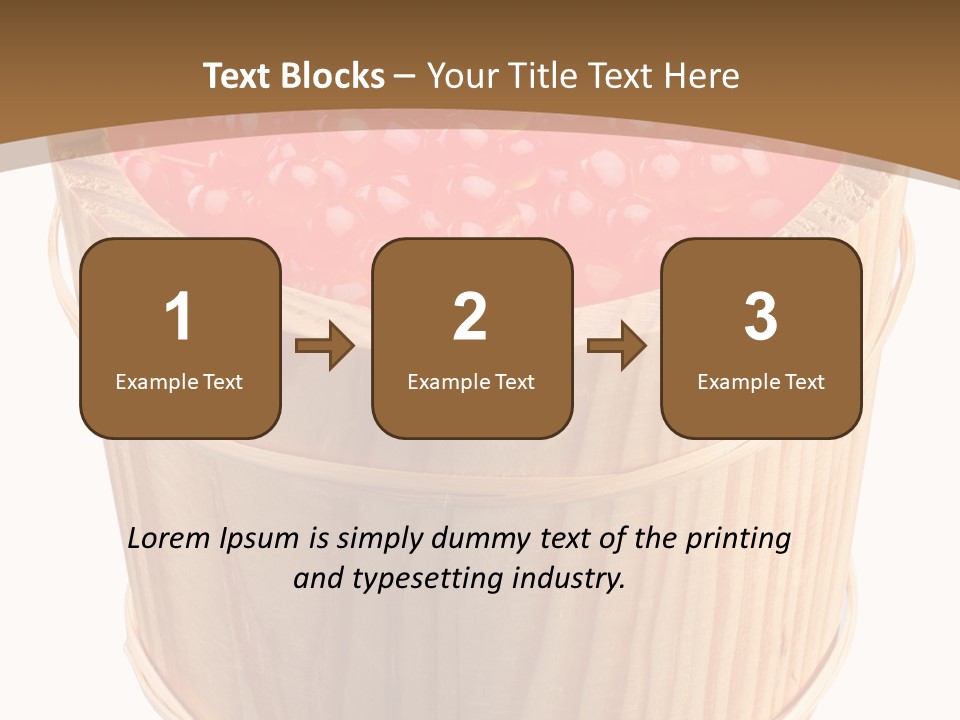 Delicious Eating Gold PowerPoint Template