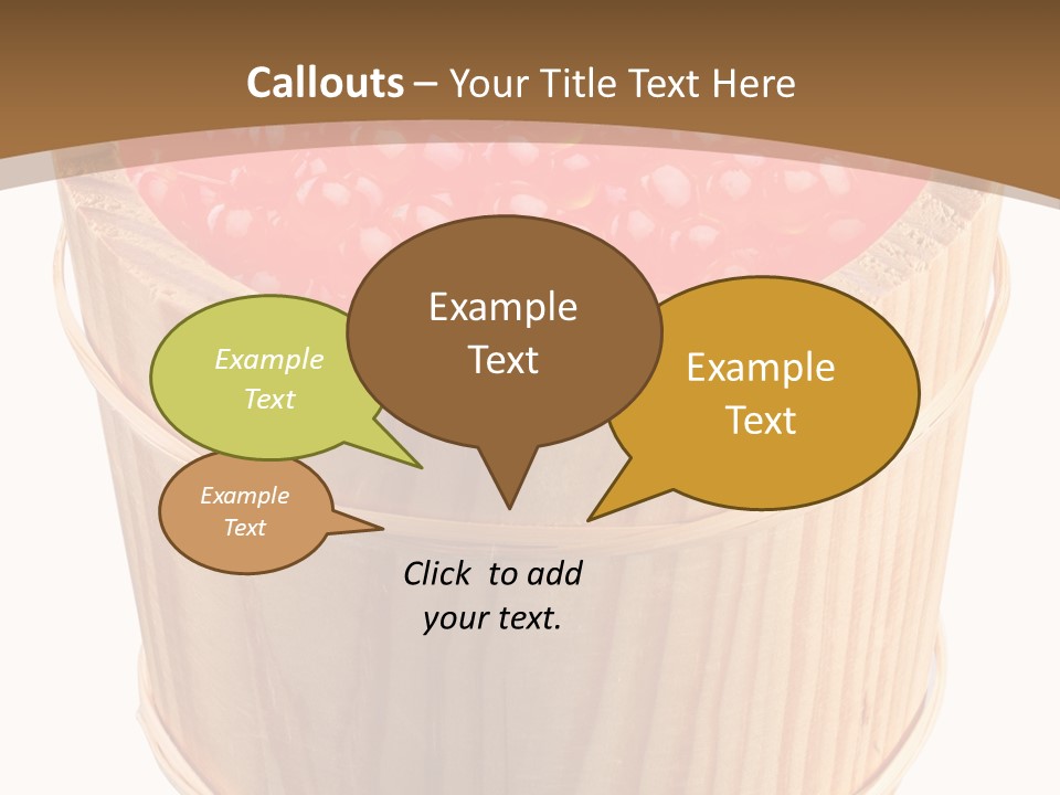 Delicious Eating Gold PowerPoint Template