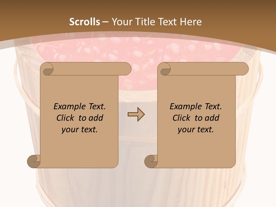 Delicious Eating Gold PowerPoint Template