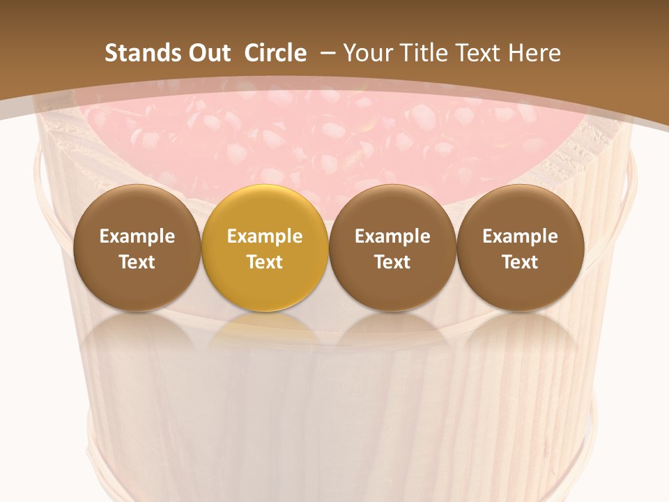 Delicious Eating Gold PowerPoint Template