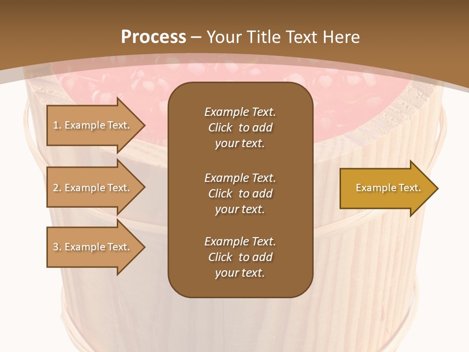 Delicious Eating Gold PowerPoint Template