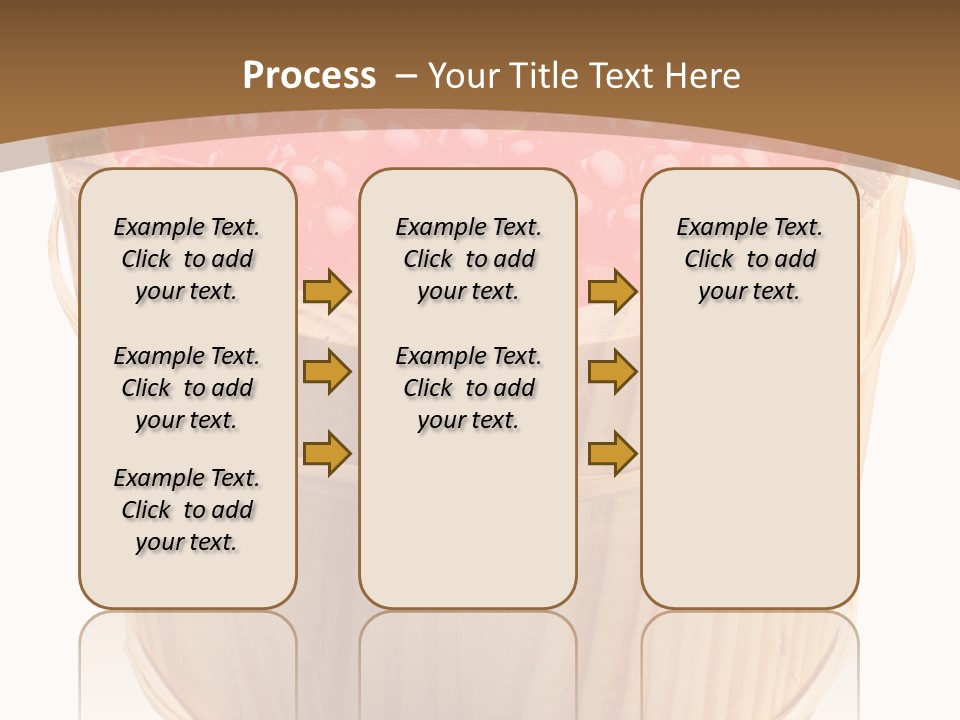 Delicious Eating Gold PowerPoint Template
