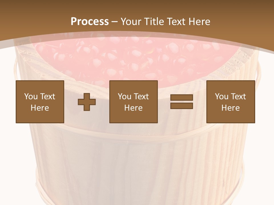 Delicious Eating Gold PowerPoint Template