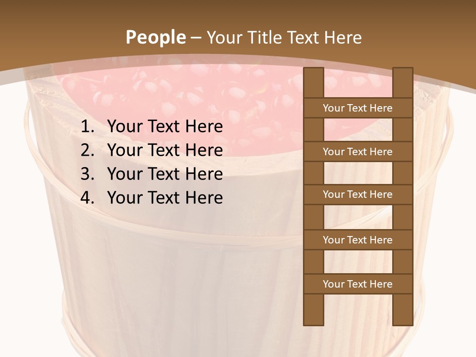 Delicious Eating Gold PowerPoint Template