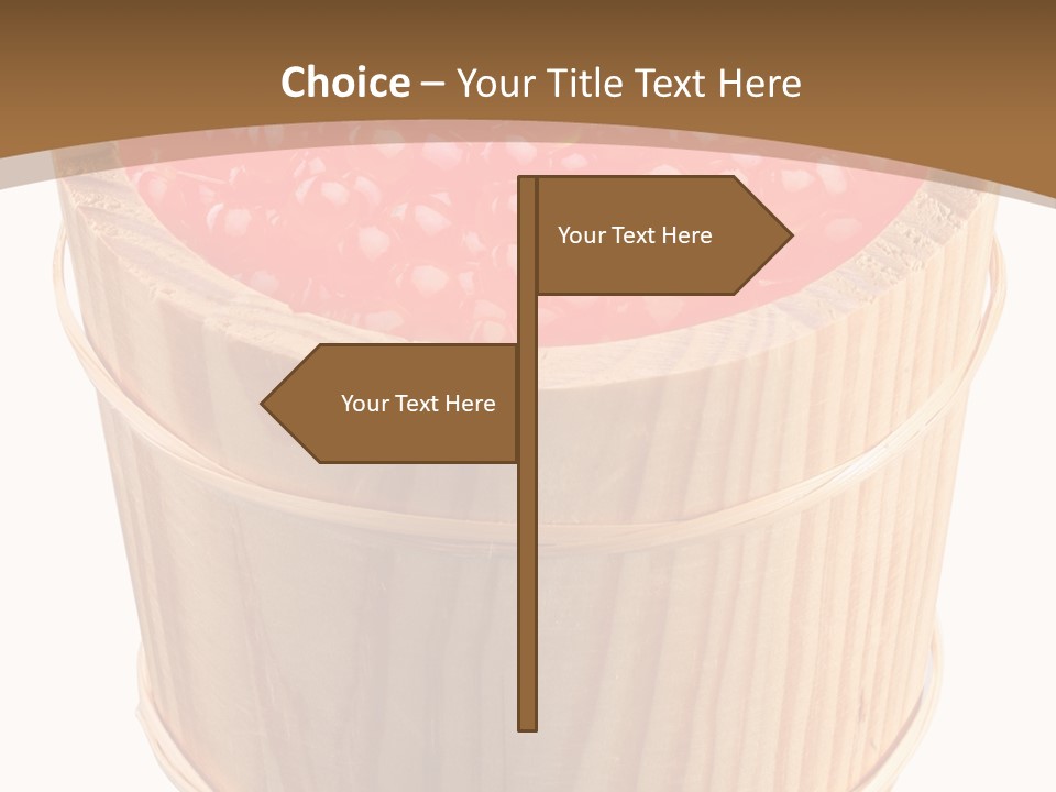 Delicious Eating Gold PowerPoint Template