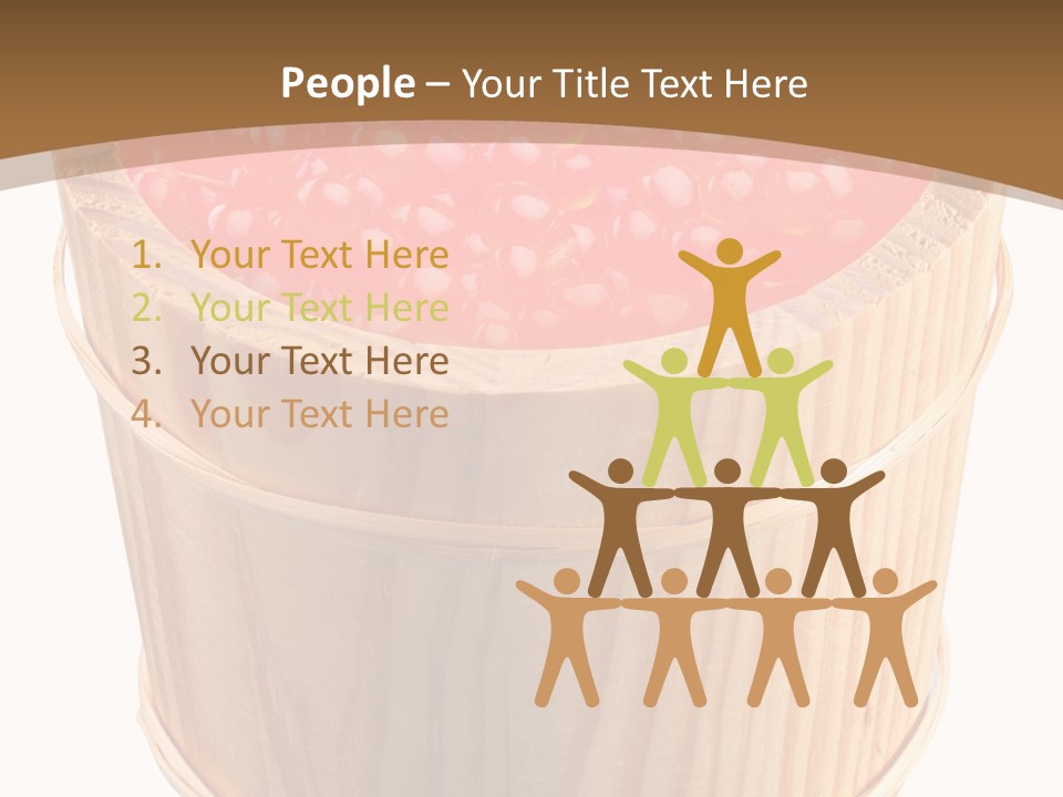 Delicious Eating Gold PowerPoint Template