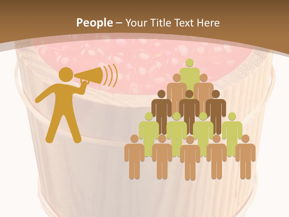 Delicious Eating Gold PowerPoint Template