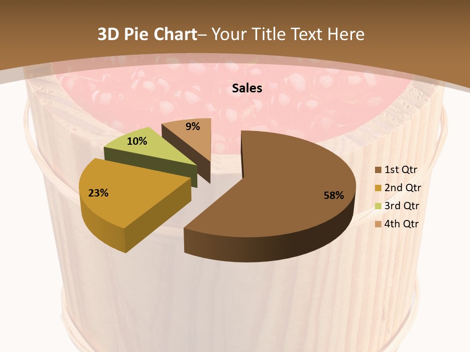 Delicious Eating Gold PowerPoint Template