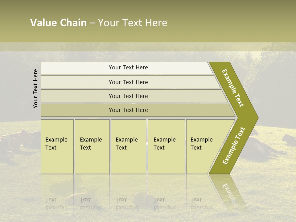 Pferde Tiere Kuh PowerPoint Template