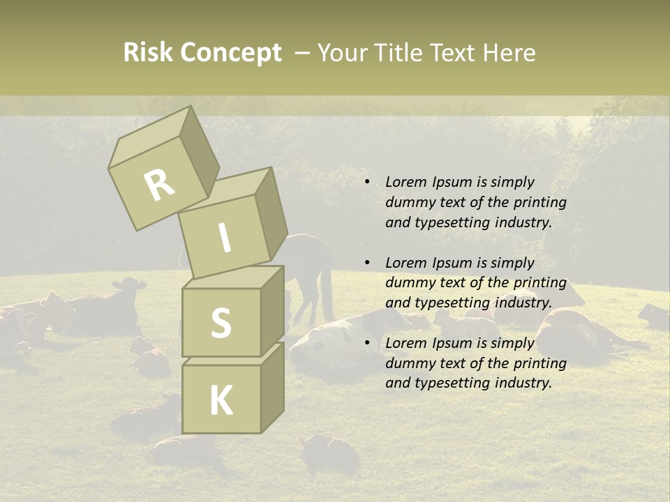 Pferde Tiere Kuh PowerPoint Template