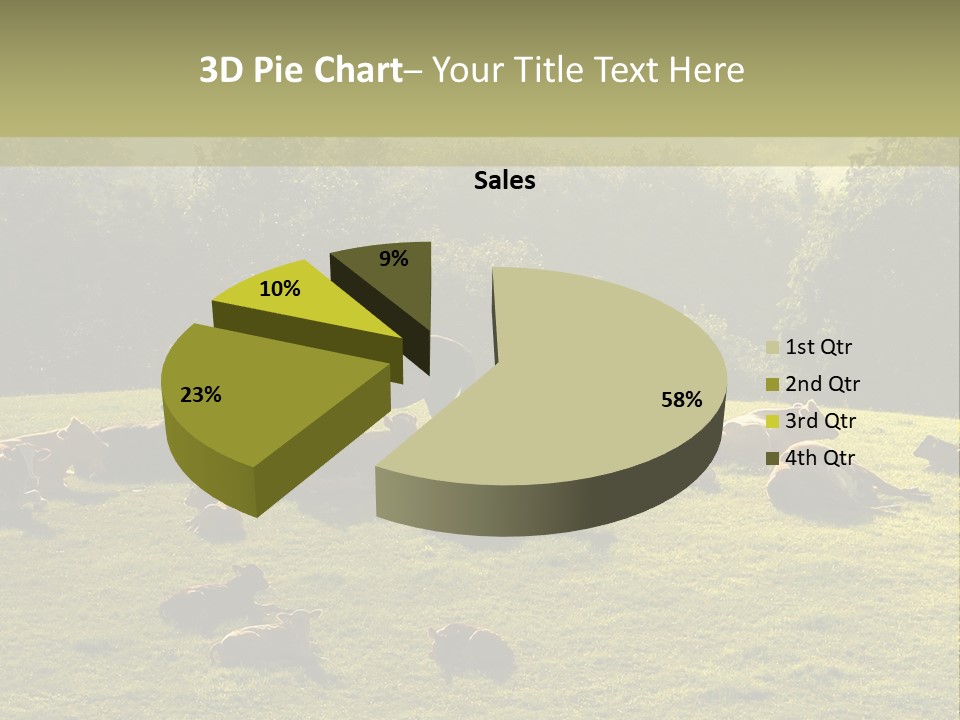 Pferde Tiere Kuh PowerPoint Template