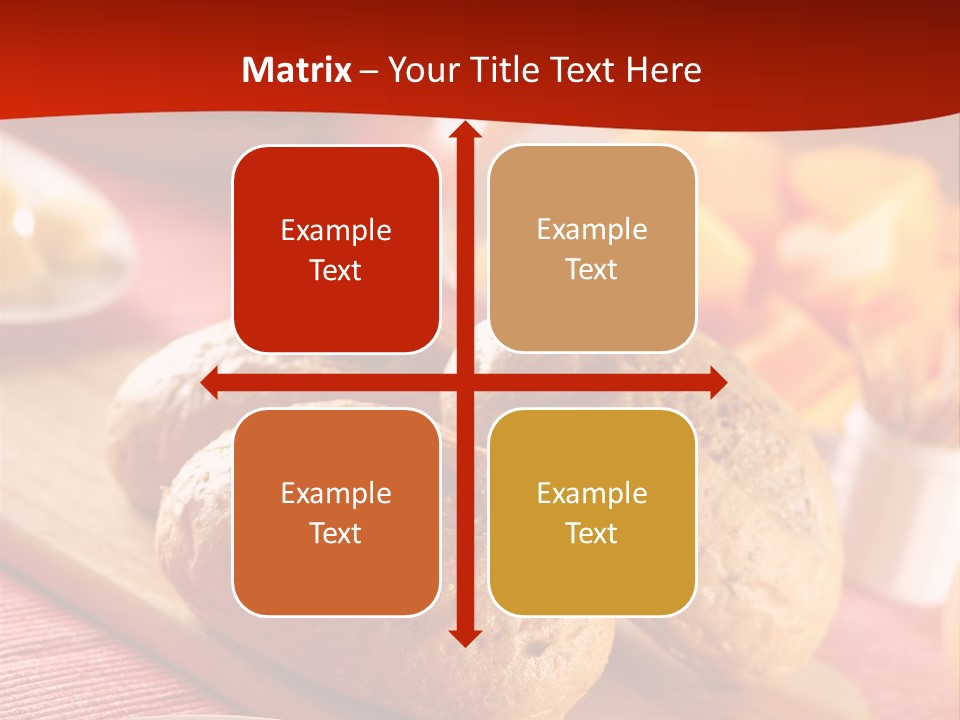 Bowl Milk Loaf PowerPoint Template