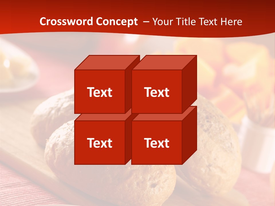 Bowl Milk Loaf PowerPoint Template