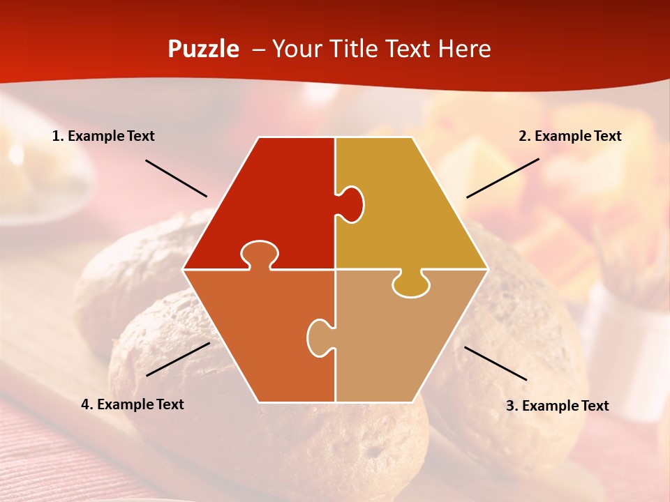 Bowl Milk Loaf PowerPoint Template