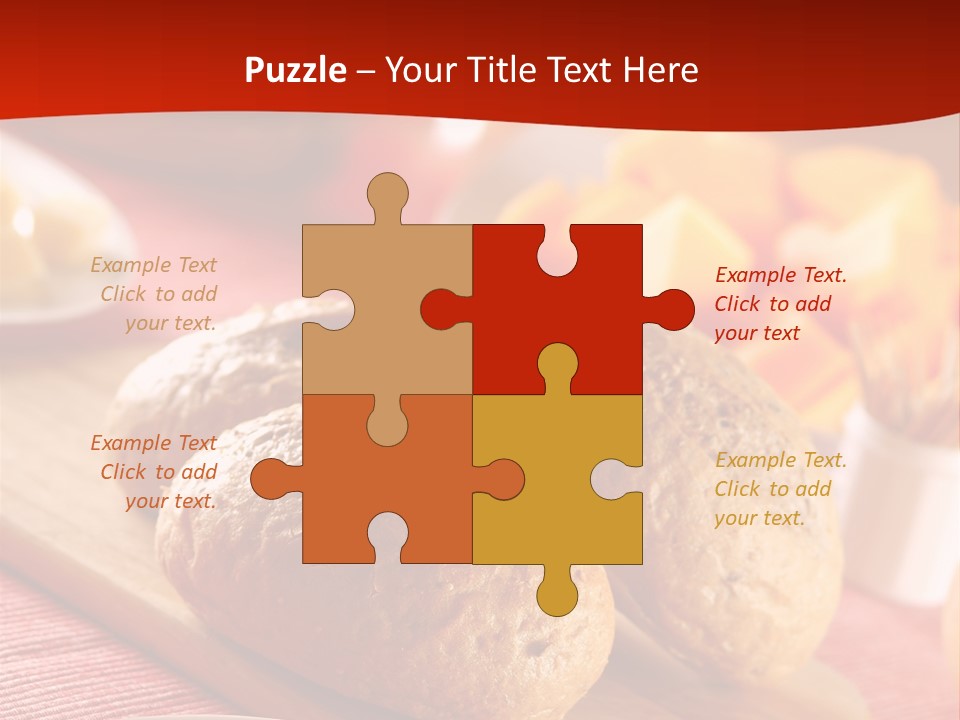 Bowl Milk Loaf PowerPoint Template