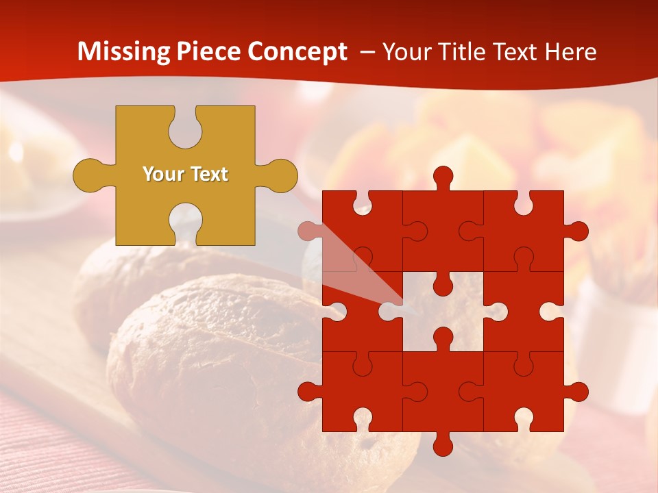 Bowl Milk Loaf PowerPoint Template