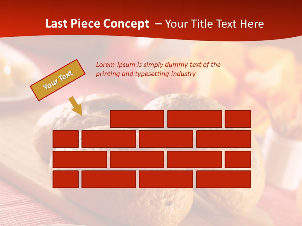 Bowl Milk Loaf PowerPoint Template