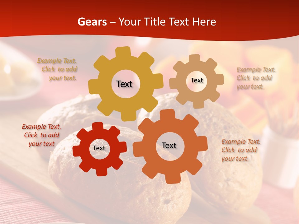 Bowl Milk Loaf PowerPoint Template