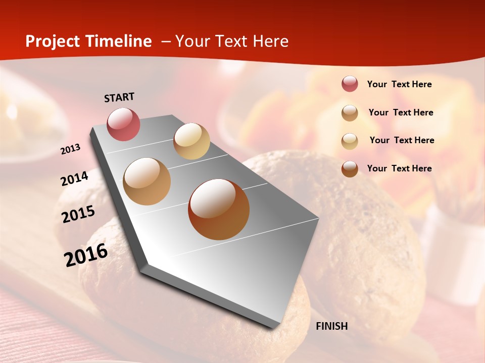 Bowl Milk Loaf PowerPoint Template