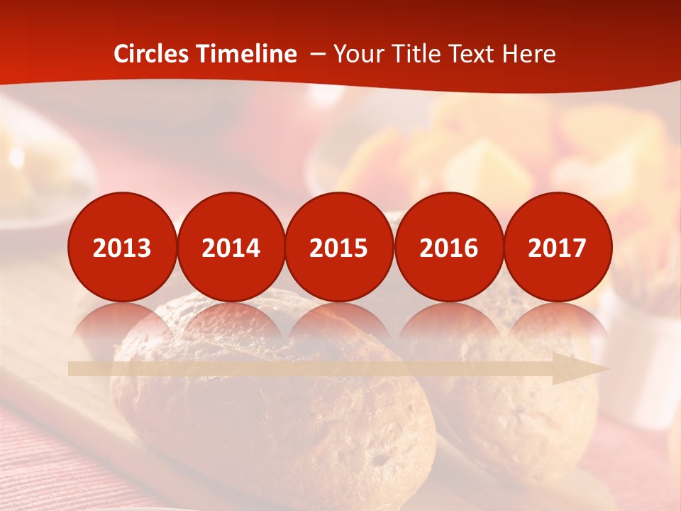 Bowl Milk Loaf PowerPoint Template