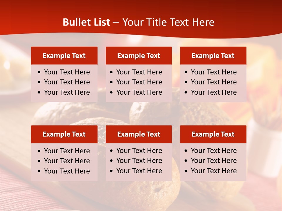 Bowl Milk Loaf PowerPoint Template