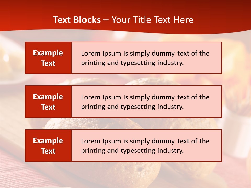 Bowl Milk Loaf PowerPoint Template