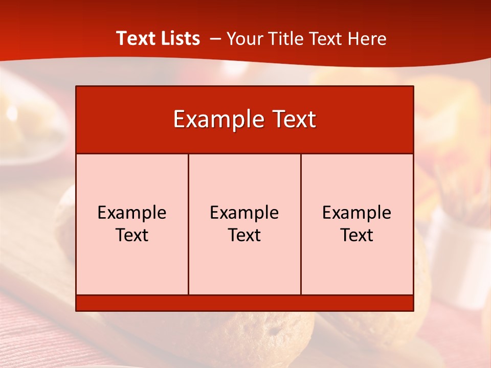 Bowl Milk Loaf PowerPoint Template