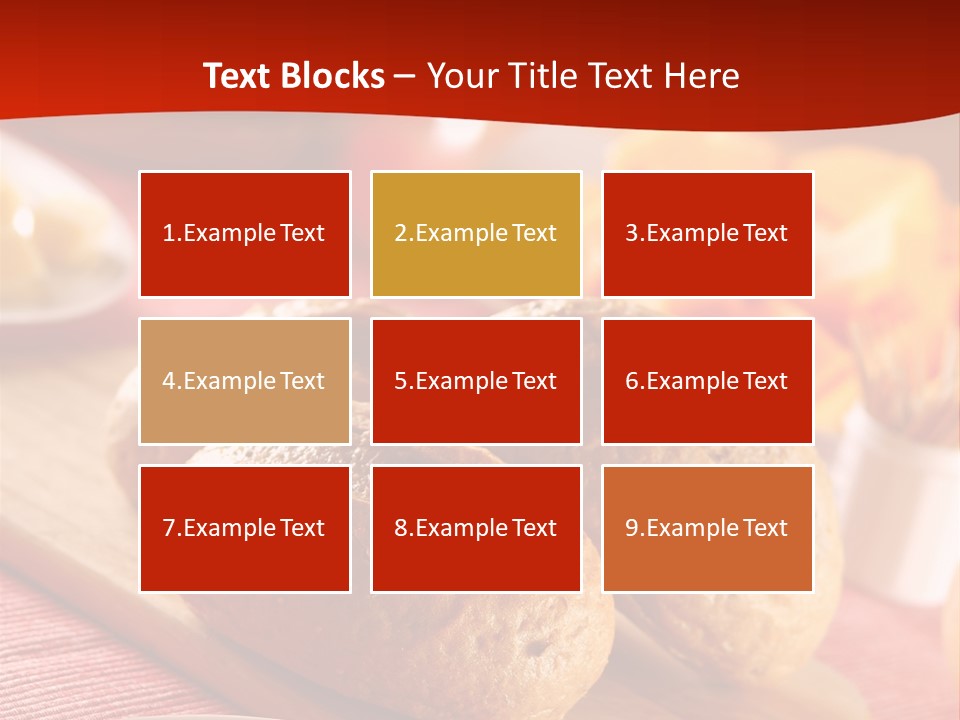 Bowl Milk Loaf PowerPoint Template
