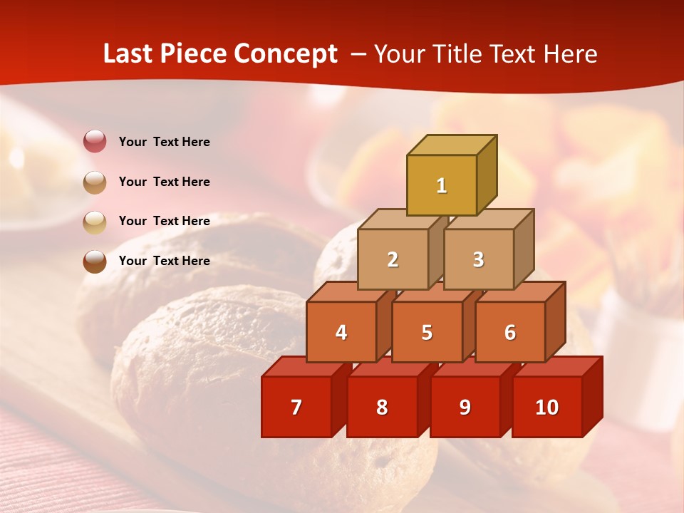 Bowl Milk Loaf PowerPoint Template