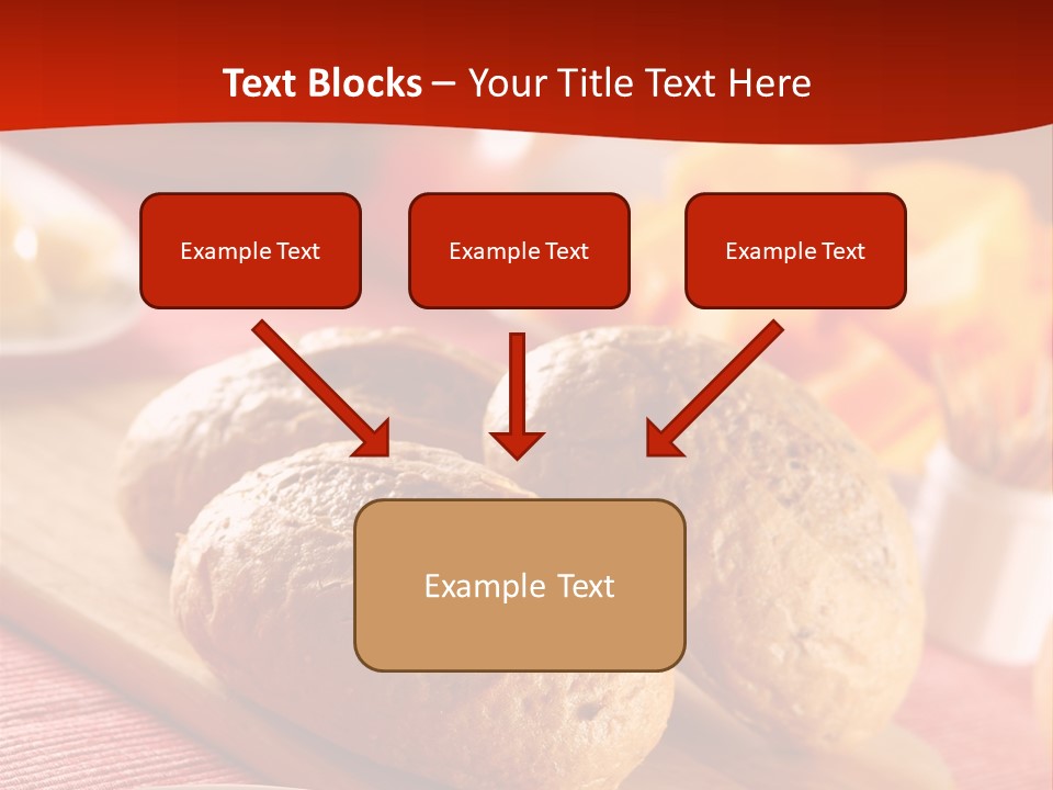 Bowl Milk Loaf PowerPoint Template