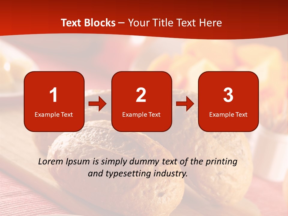 Bowl Milk Loaf PowerPoint Template