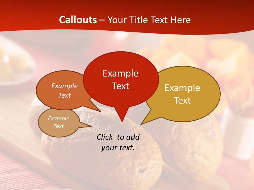 Bowl Milk Loaf PowerPoint Template