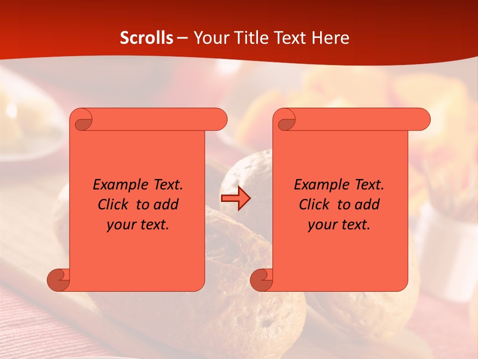 Bowl Milk Loaf PowerPoint Template