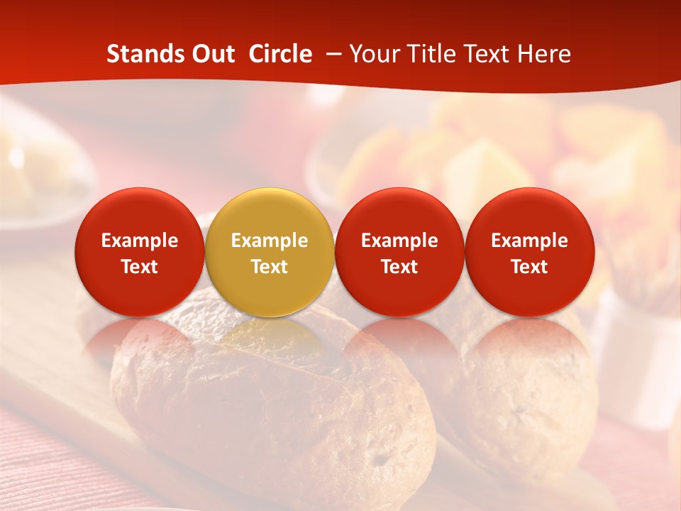 Bowl Milk Loaf PowerPoint Template