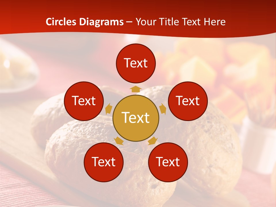 Bowl Milk Loaf PowerPoint Template